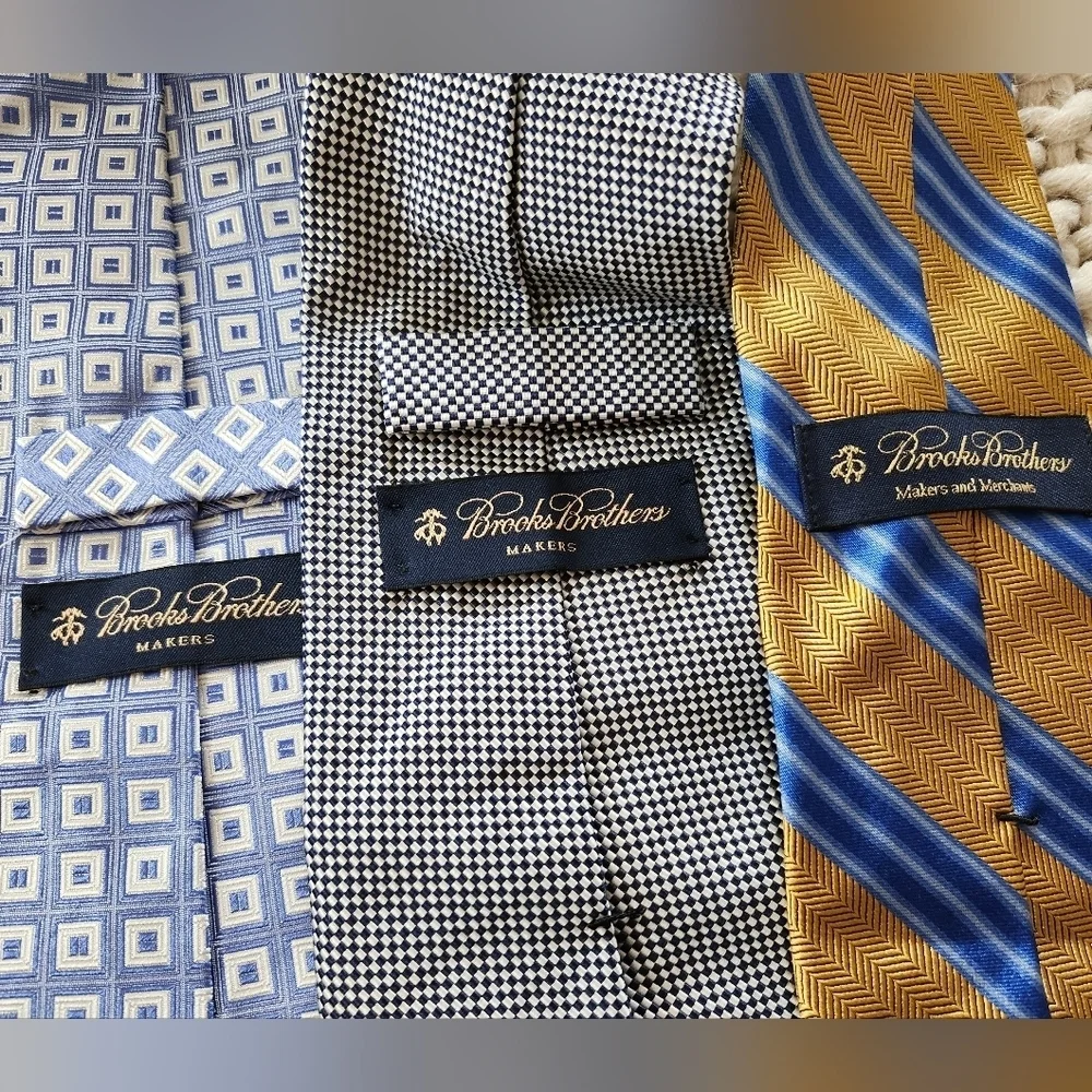 Brooks Brooks Silk Tie Lot Bundle